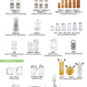Horeca-Peppeer-Mill-Pepper-Shaker-Acrtlic-Jug